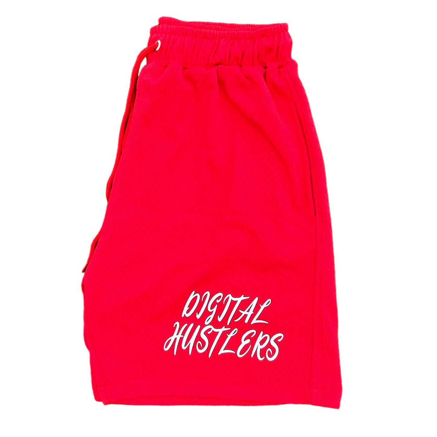 Red DHS Mesh Shorts