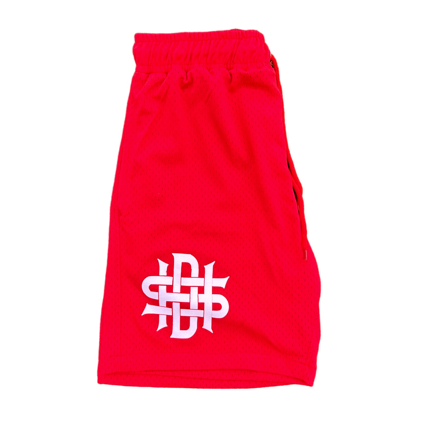 Red DHS Mesh Shorts