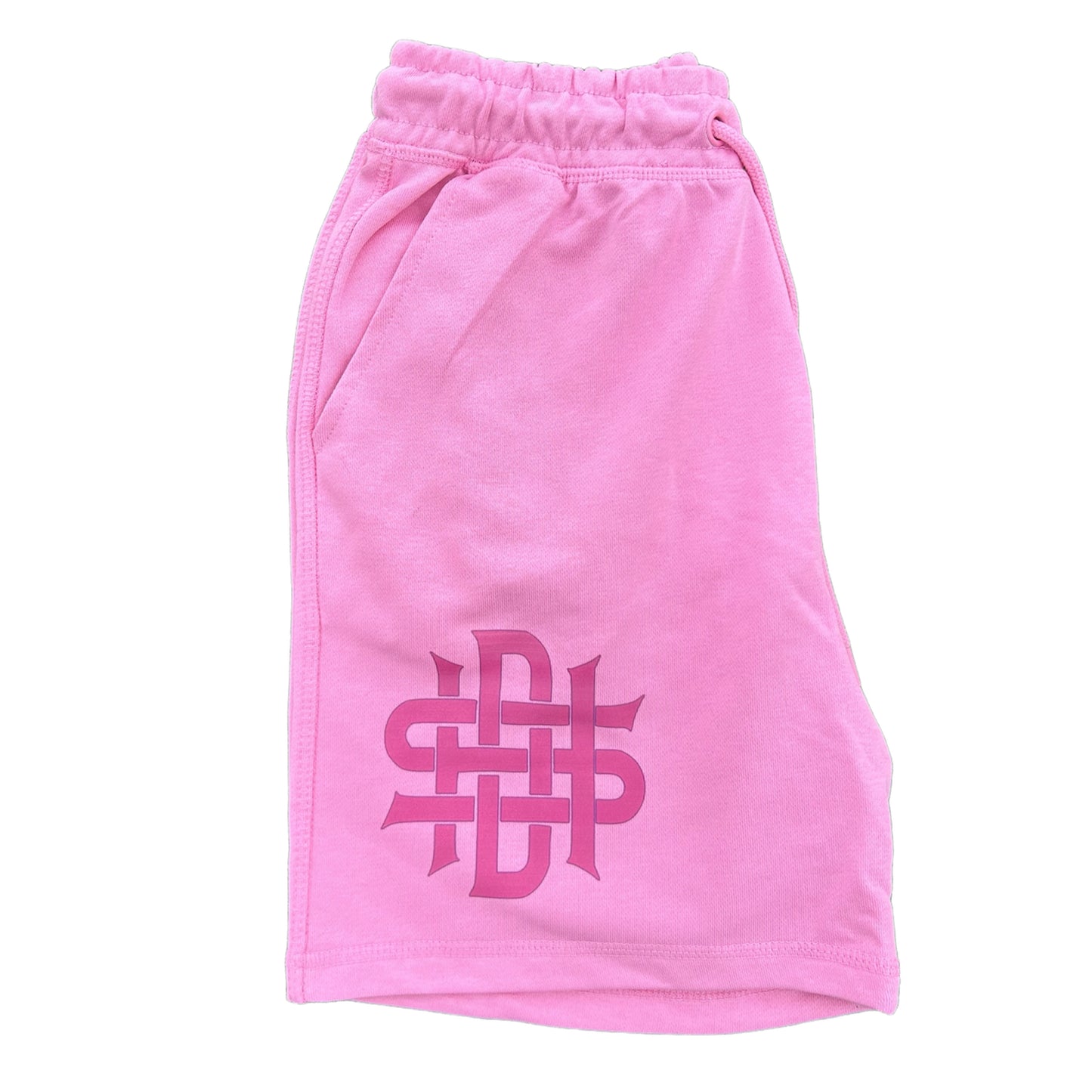 Women Pink Cotton DHS Shorts