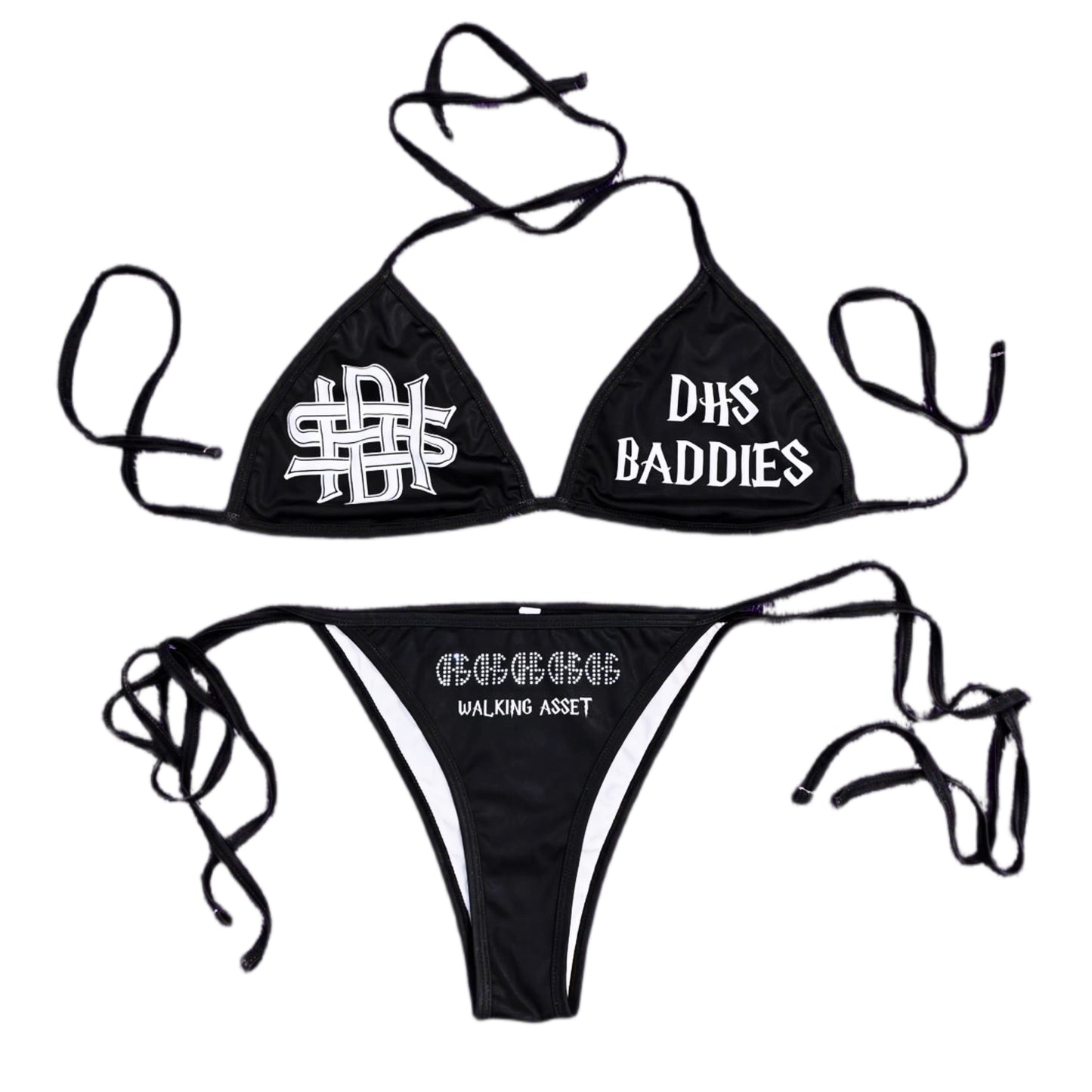 DHS Baddies Black Bikini